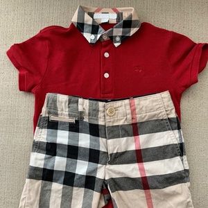 Burberry Boys’ Short and Top Set